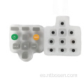 Tipos de botón personalizado Silicone Rubber Pos Machine Keypad